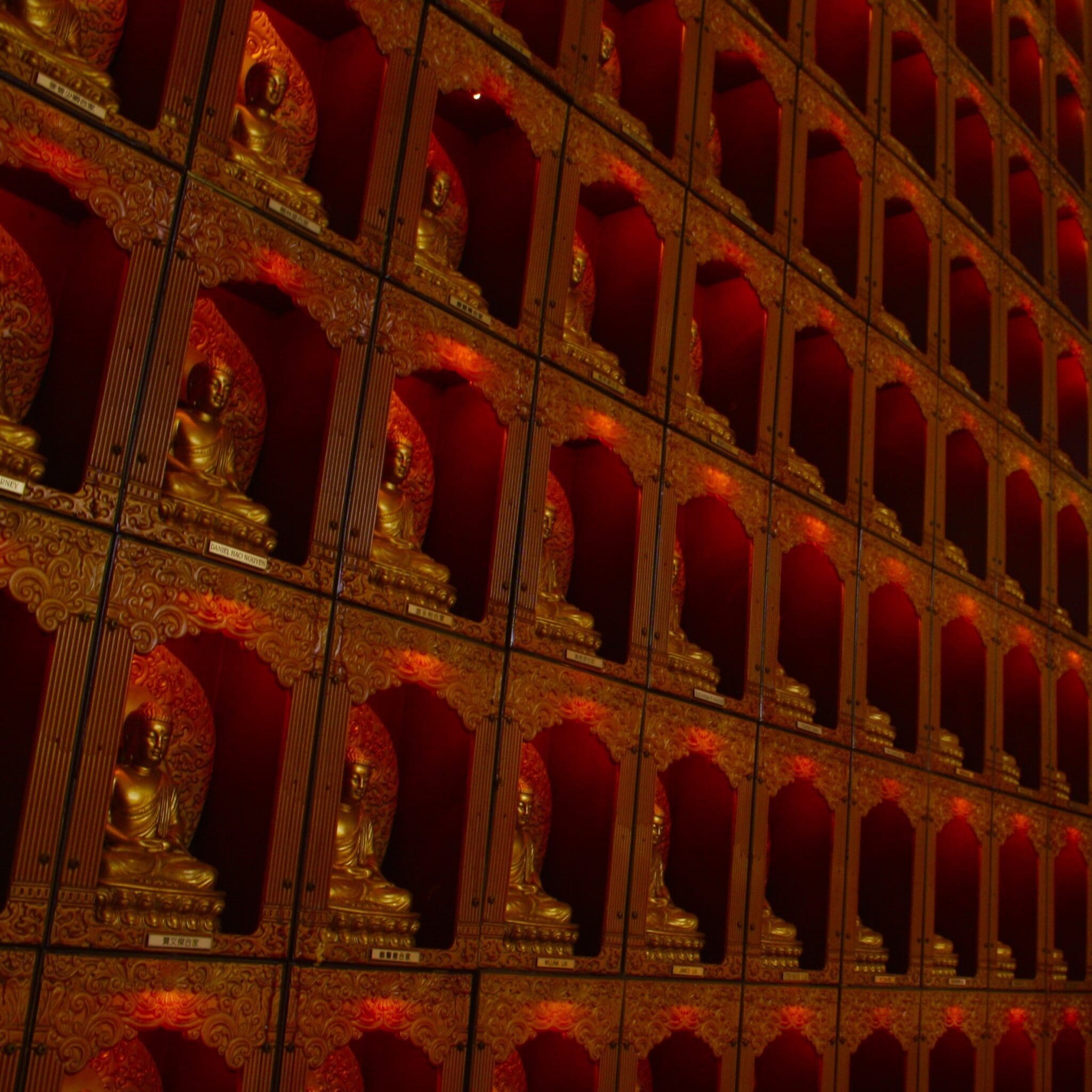 Wall of Buddhas Wall of Buddhas