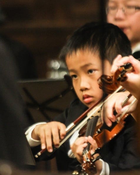 Youth Symphony Orchestra young violinist Youth Symphony Orchestra violinist