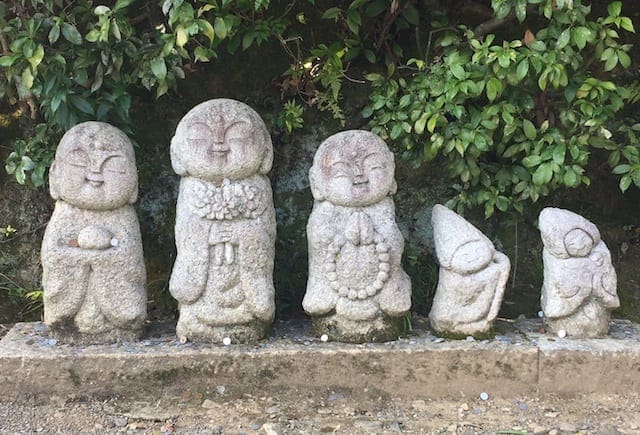 Jizo statues