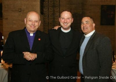 The Rt. Rev'd John Taylor, Bishop of the Episcopal Diocese of Los Angeles with Rev'd Michael Bell, Chaplain at Good Samaritan Hospital, and Deacon Fernando Valdez