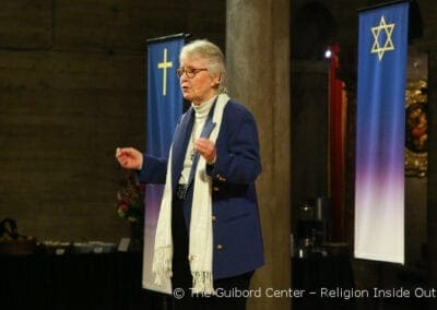 Dr. Lo Sprague introducing the updated short film "ANIMA: Animals. Faith. Compassion"