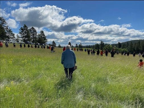 Sacred gathering on Pine Ridge